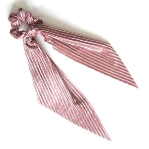 Ribbed Velvet Hair Scarf - Mauve